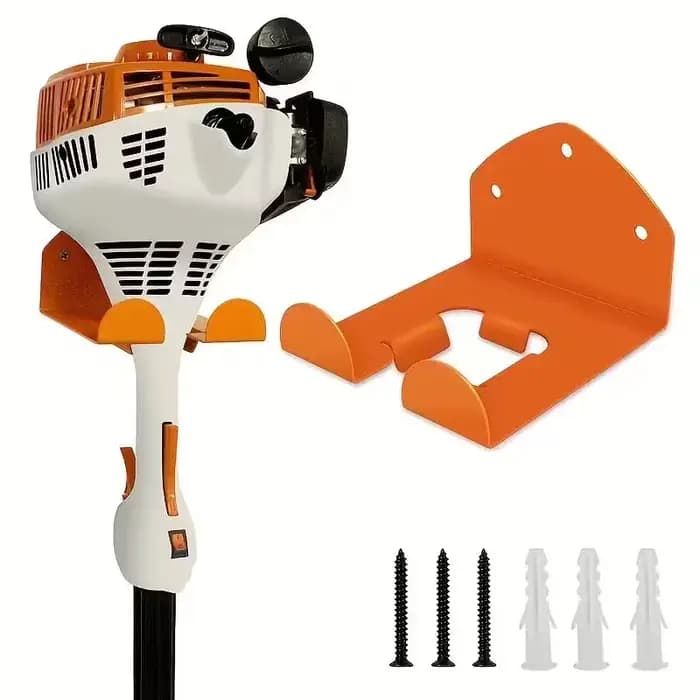 Étagère murale en métal pour garage - Porte-outils de jardin, adapté aux tondeuses à gazon, aux débr