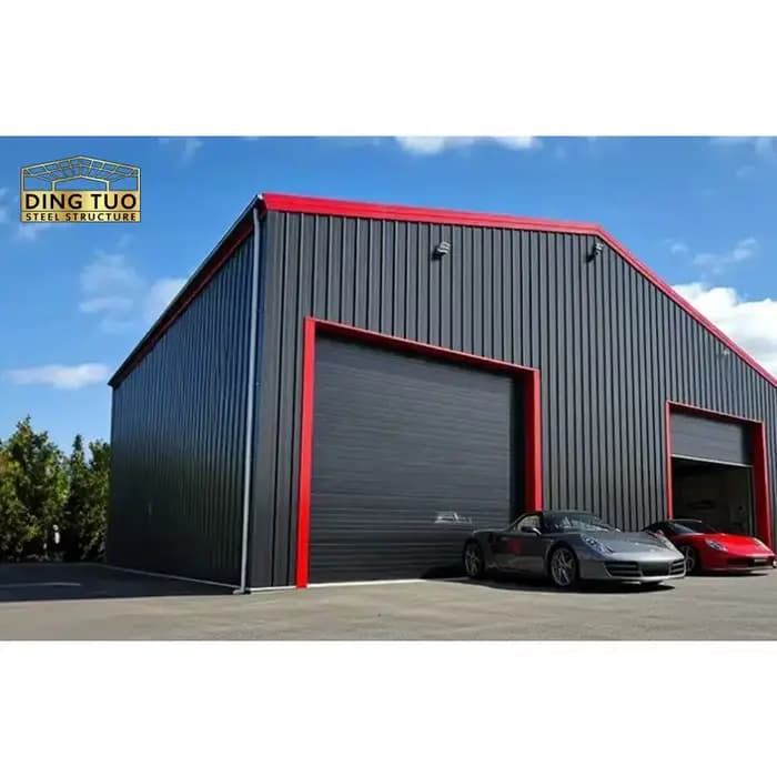 Abri de voiture en métal au design simple, robuste, 20x30 pieds (6x9m), avec structure en acier galv