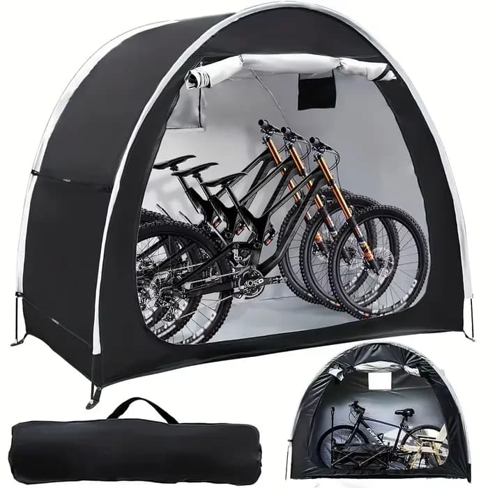 Abri de rangement pour vélo, tente spacieux pour 1 à 4 vélos, portable, pliable, vélo, pare-soleil, 