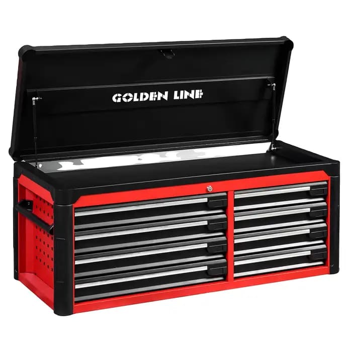 Armoire à outils à 8 tiroirs, boîte de rangement en métal pour garage, coffre à outils d'atelier ave