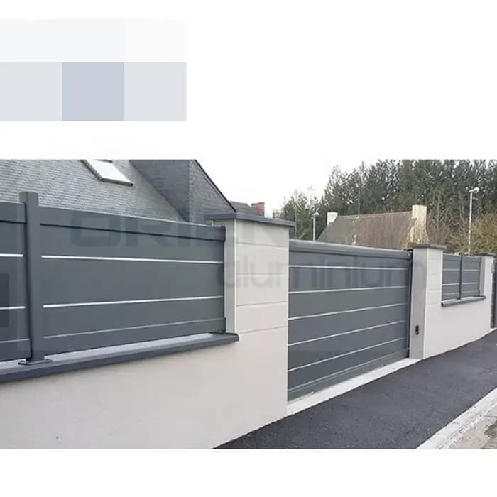 Décoration extérieure maison aluminium bassin de confidentialité jardin cour panneau de clôture écra