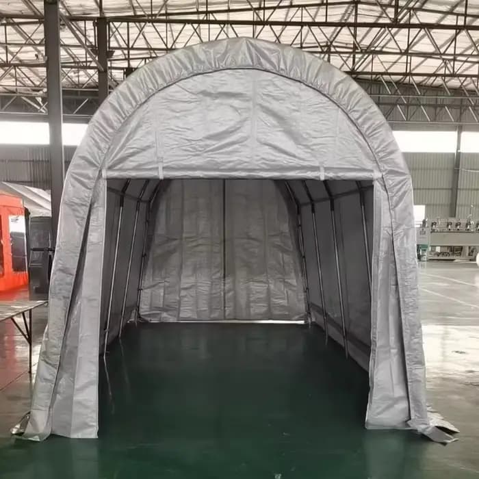 Abri de voiture portable personnalisé en PVC, toile PE, métal, acier, polycarbonate, aluminium – Gar