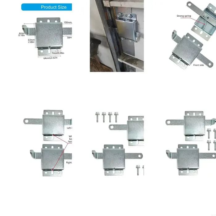 Système boulons porte Garage sécurisé, construit avec matériau SPCC 1.5Mm, serrure sécurité pour por