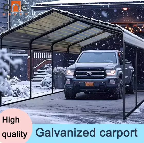 Kit de carport métallique renforcé 11x19 pieds, robuste, résistant au vent, directement de l'usine, 