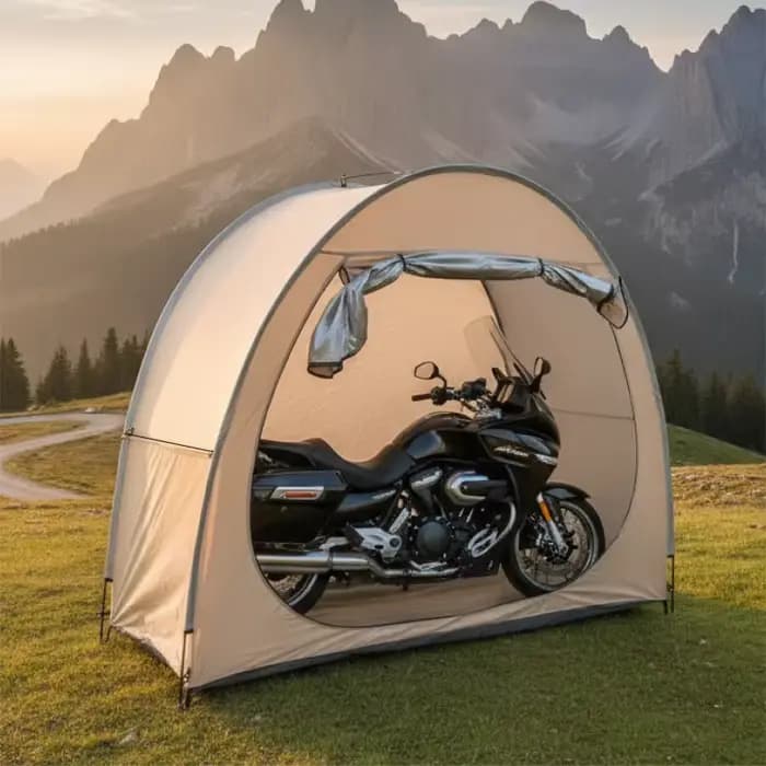 Abri de vélo d'extérieur Portable, tente de rangement, cadre en alliage d'aluminium, sac de transpor
