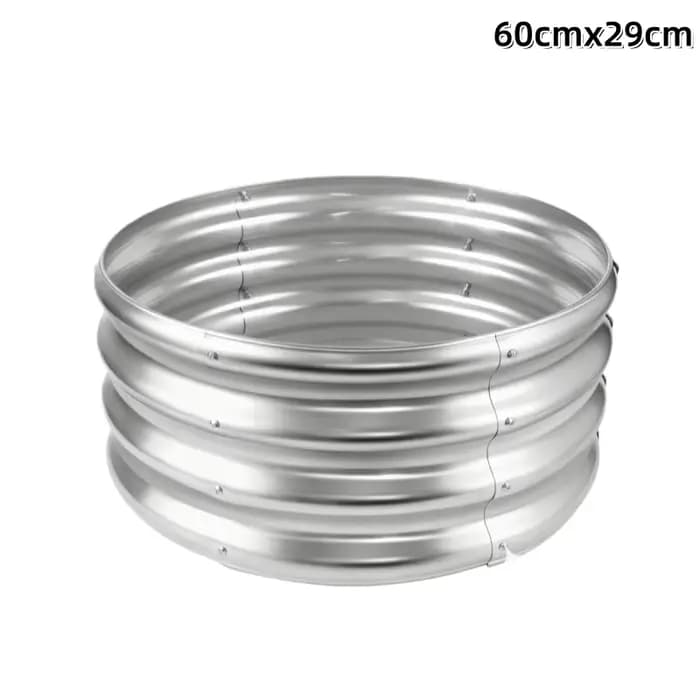 Land Guard – lit de jardin surélevé galvanisé, grande boîte de jardinière ovale en métal, Kit pour j