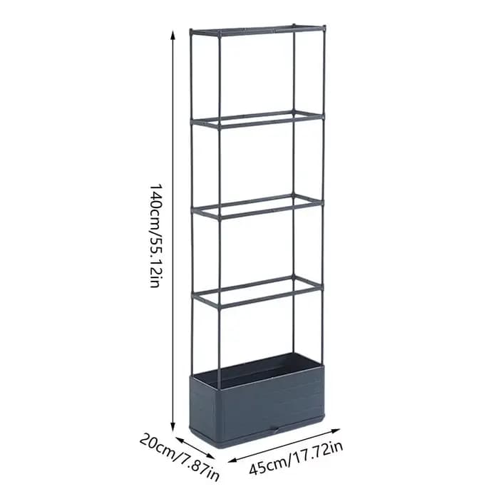 Jardinière verticale pour tomates avec treillis 2-en-1, conteneur de culture gain de place pour légu
