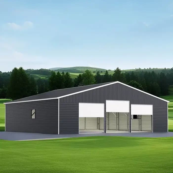Structure de garage en acier galvanisé de haute qualité, entrepôt préfabriqué adapté à un usage dome