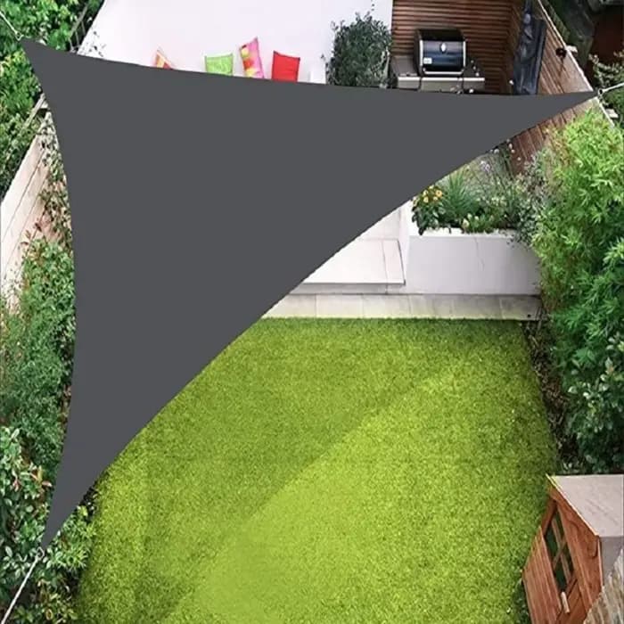 Abri solaire étanche Triangle pour installation extérieure, taille 3x3x3M, bloc UV 95%, auvent extér