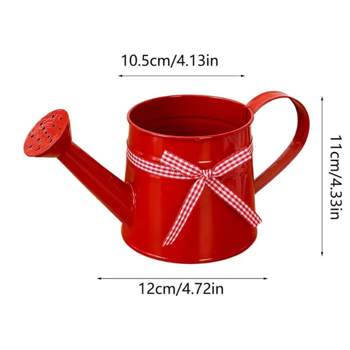 Petite Arrosoir 1L en Métal Antirouille pour Plantes d'Intérieur, Arrosoir Moderne Décoratif pour Ja