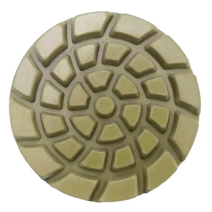 Tampons de polissage de sol en diamant, 6 pièces, liaison en résine, diamètre de sol en Terrazzo 4 p