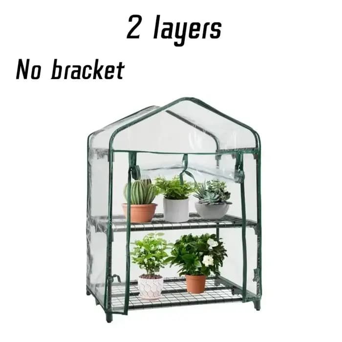 Couverture de serre de jardin transparente en PVC pour fleurs et plantes, abri isolant, serre chauff