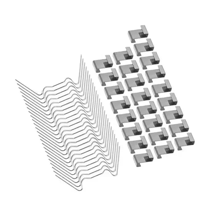 Clips de fixation pour vitrage de serre en acier inoxydable argenté, supports de panneaux, accessoir