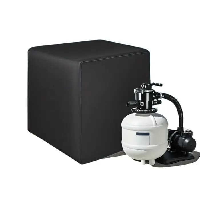 Couverture de pompe de piscine résistante aux intempéries, couverture de système de filtration extér