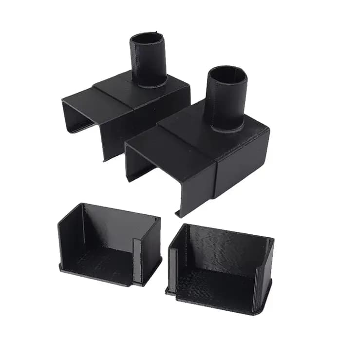Kit de gouttières de serre haute résistance pour serres, populaire, 2 sorties et 2 bloqueurs, outils