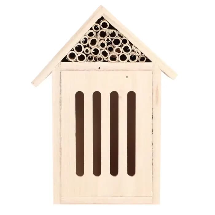 Nichoir de jardin en bois pour insectes et abeilles, décoration extérieure