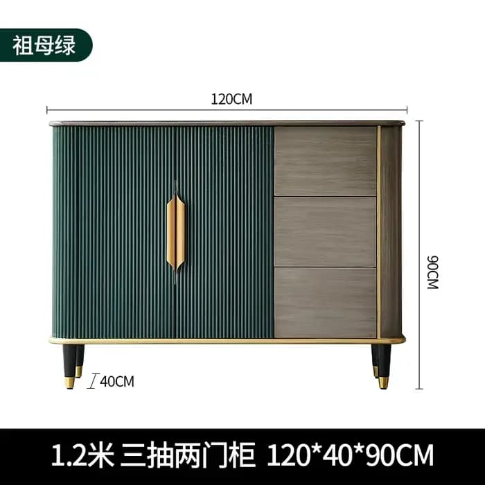 Armoire de rangement en métal, clés en bois vert, armoires de Buffet de luxe, étagère moderne, Organ