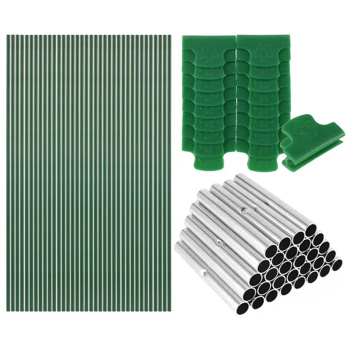 Ensemble de cerceaux de serre, ensemble de tiges de fibres pliantes pour jardinage, Support de hanga