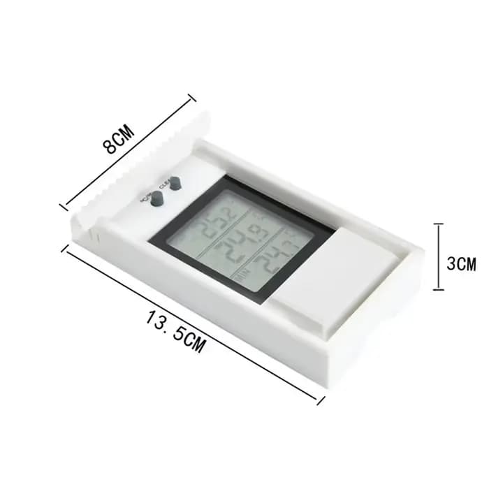 Thermomètre numérique affichage LCD Max Min serre jardin intérieur extérieur mur pièce étanche mural
