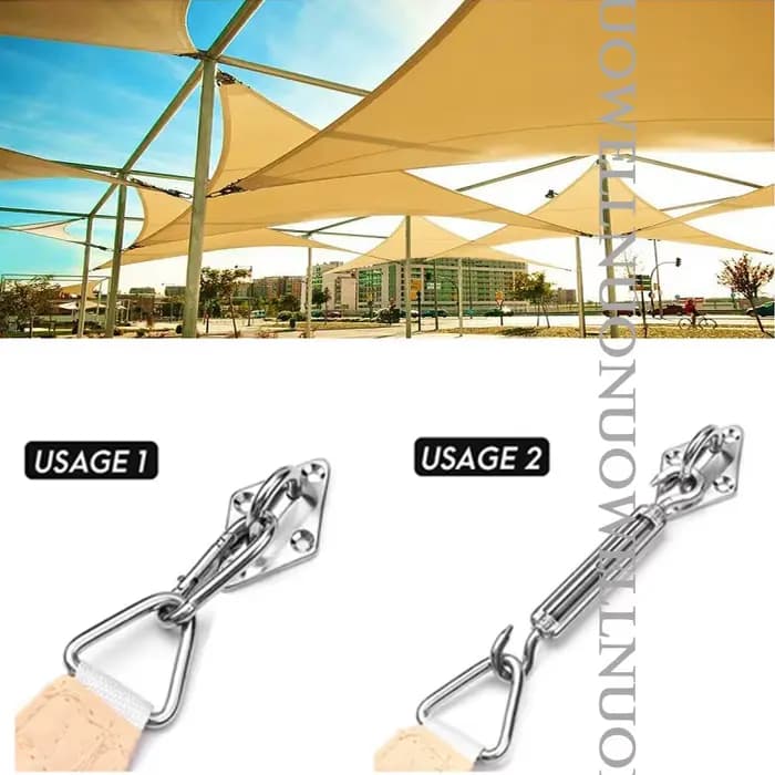 Abri solaire triangulaire de jardin vert noirâtre de haute qualité. CanAmendements Garden Sun Shade