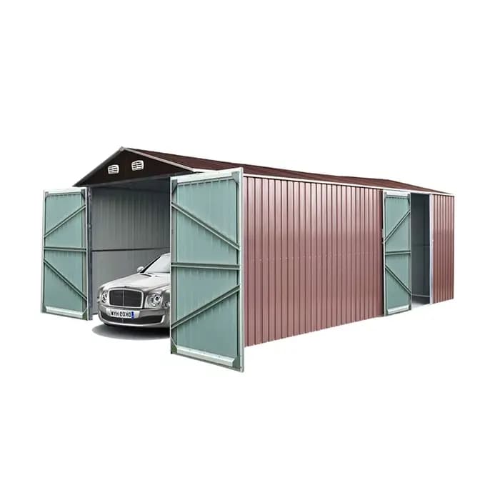 Abri de voiture en métal à montage facile