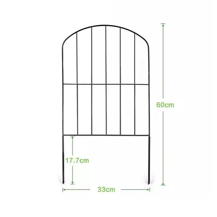 Panneaux de clôture de jardin en fer résistant à l'usure