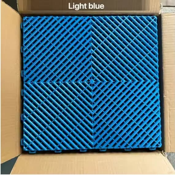 Dalles de sol en plastique emboîtables robustes en PP pour garage