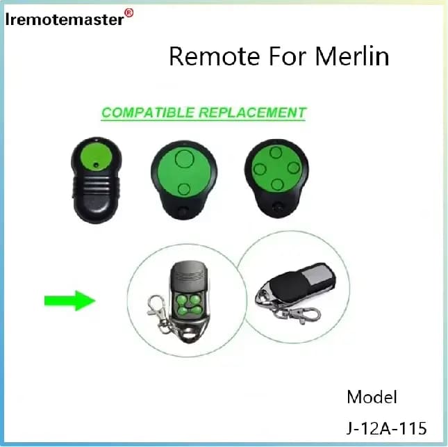 Télécommande Compatible avec Merlin M842 M832 M844