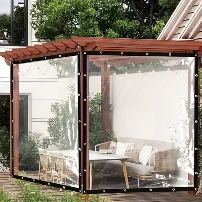 Bâche imperméable transparente