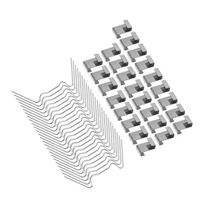 Clips de fixation pour vitrage de serre en acier inoxydable argenté