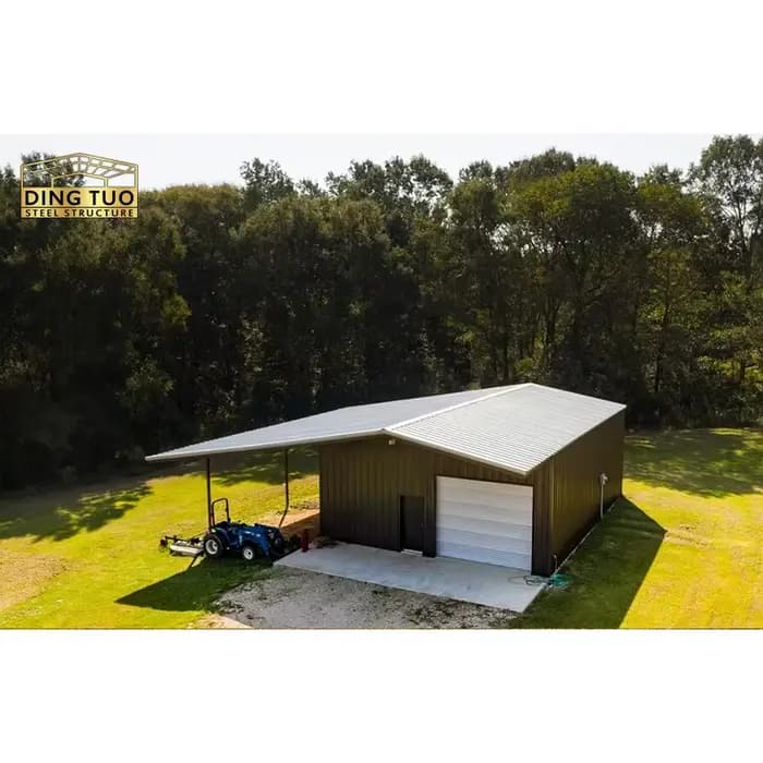 Garage en acier préfabriqué sur mesure