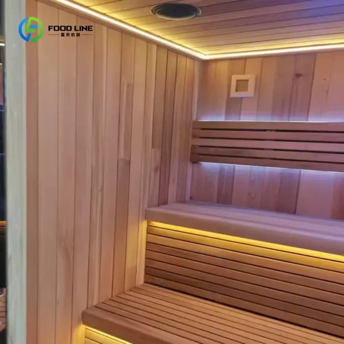 Sauna de Luxe Extérieur en Cèdre et Bois de Pruche avec Chauffage Électrique pour Villas – Vente Chaude Usine – Cabine de Jardin SPA Personnalisable