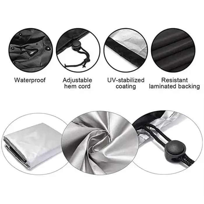 Housse de boîte de terrasse de patio extérieur toutes saisons – Protection imperméable