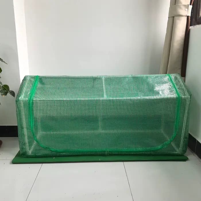 Serre en PVC/PE résistant au froid à boîtier complet pour le jardinage domestique