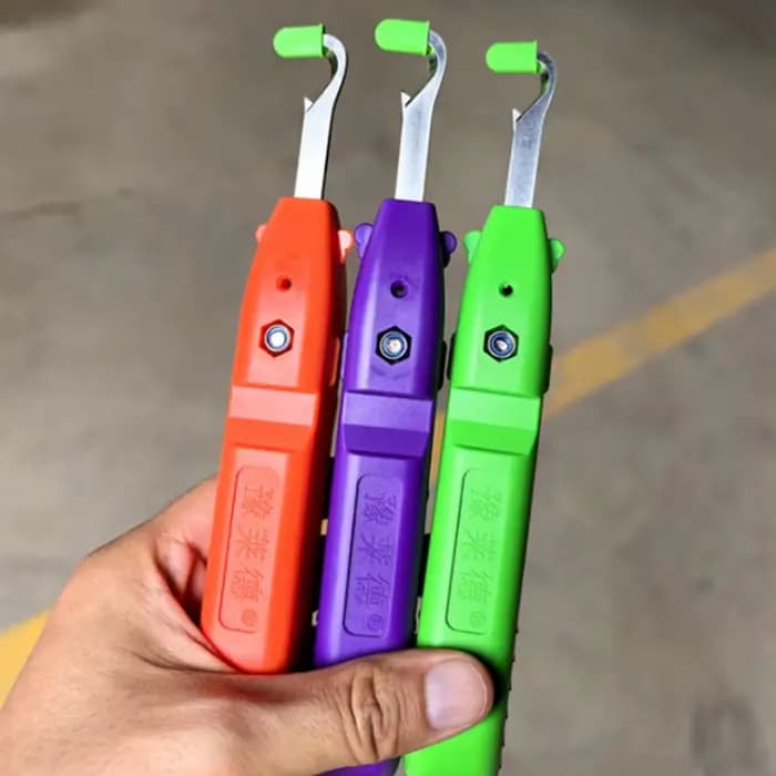 Mini sécateur portable pour la taille et la cueillette des fruits avec couvercle de protection rabattable
