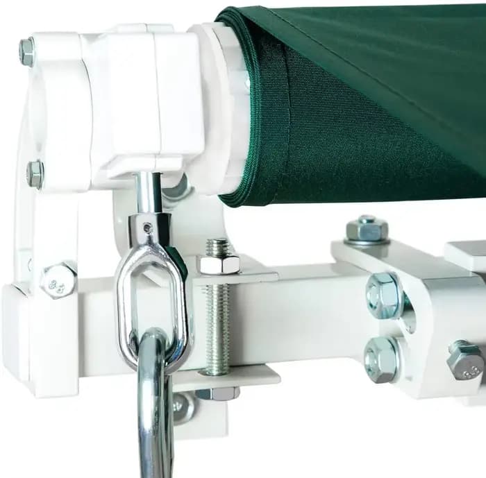 Auvent pliant rétractable en aluminium