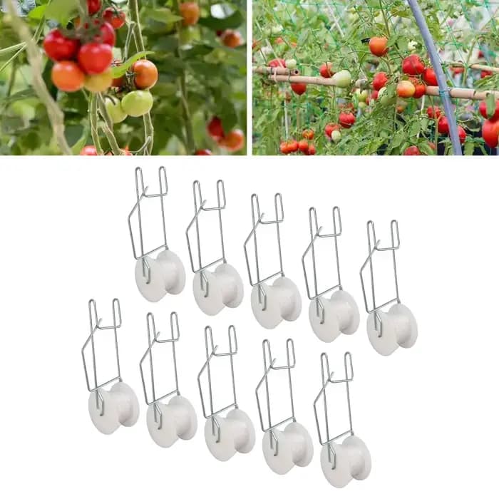 Kit de treillis pour tomates de serre avec corde de 15 m