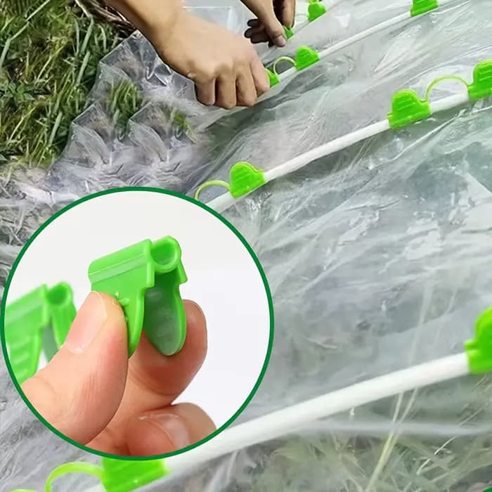 Pince à film pour serre horticole