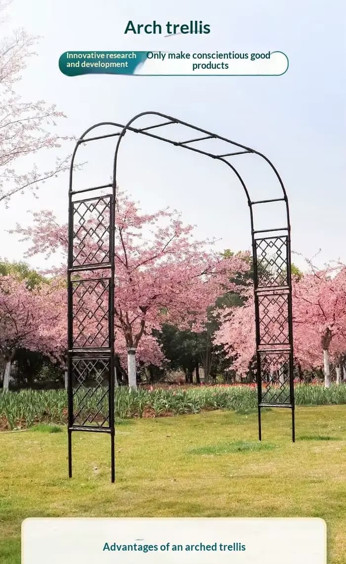 Arche de jardin treillis