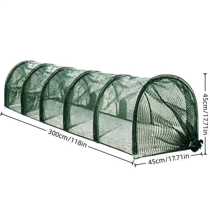 Serre tunnel pliable pour jardin