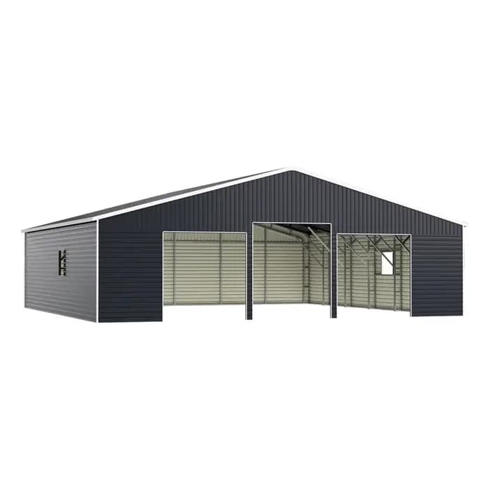 Structure de garage en acier galvanisé de haute qualité