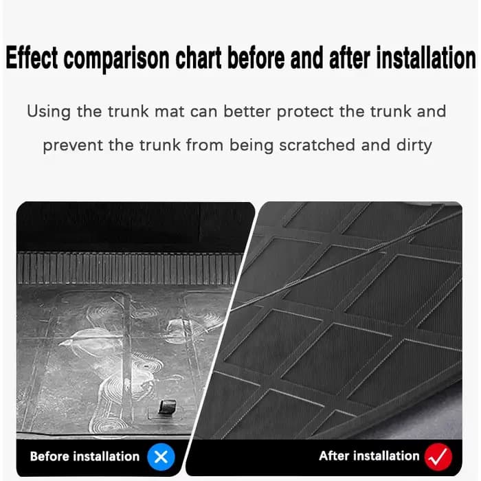 Coussin de rangement pour coffre de voiture, pour Ford Fiesta B299 MK6 Hatchback 2009 ~ 2017 2010 2012, doublure imperméable et facile à nettoyer, tapis de coffre antidérapants