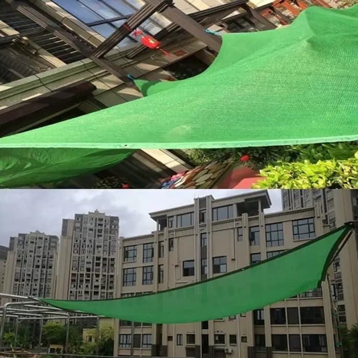 Filet pare-soleil vert anti-UV en HDPE