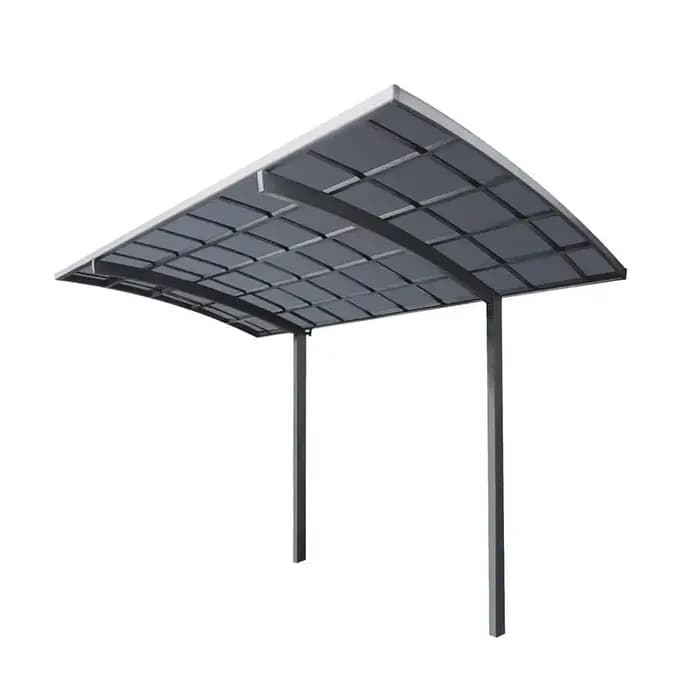 Carport en aluminium en porte-à-faux personnalisé 5x3m