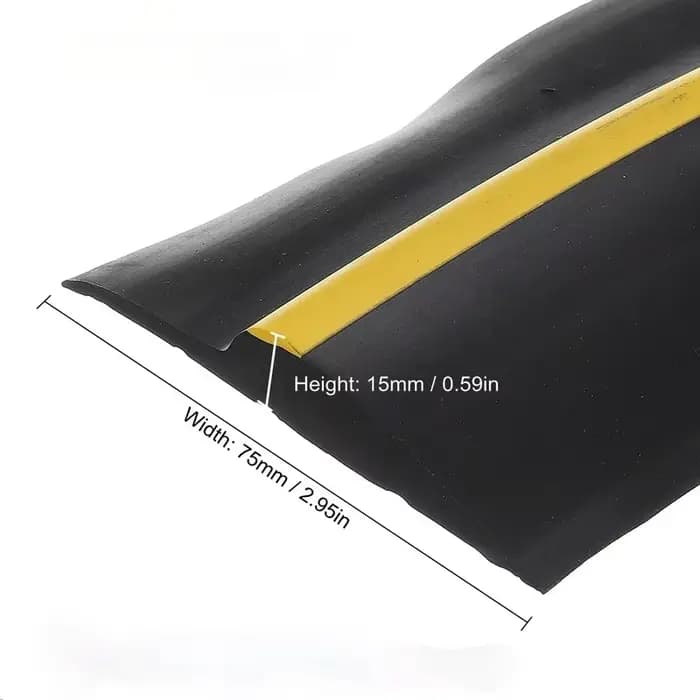 Joint de fond de porte électrique en caoutchouc PVC