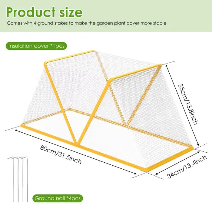 Couverture de serre pliable pour jardin