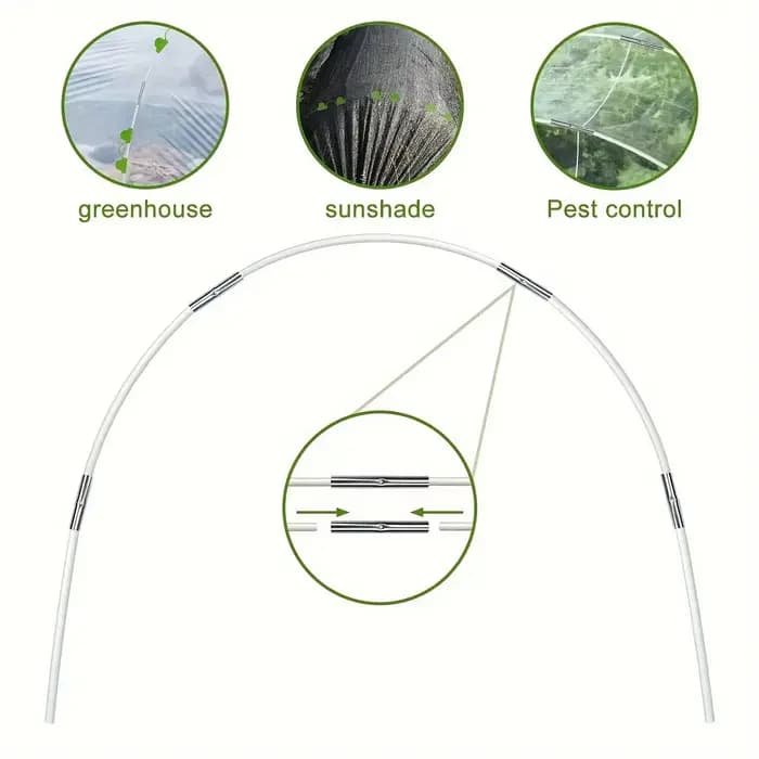 Arche de serre DIY pour tunnel végétal