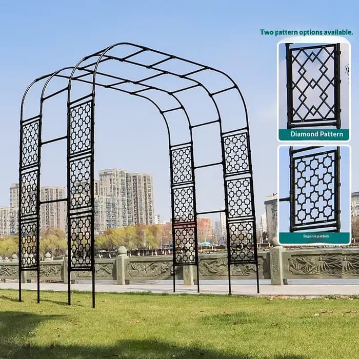 Arche de jardin treillis