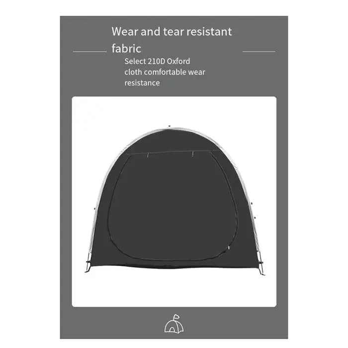 Abri de Rangement Portable pour Vélo et Moto, Étanche, pour 2 Vélos