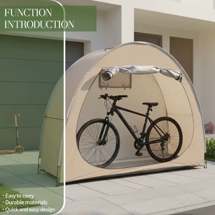 Abri de vélo d'extérieur Portable